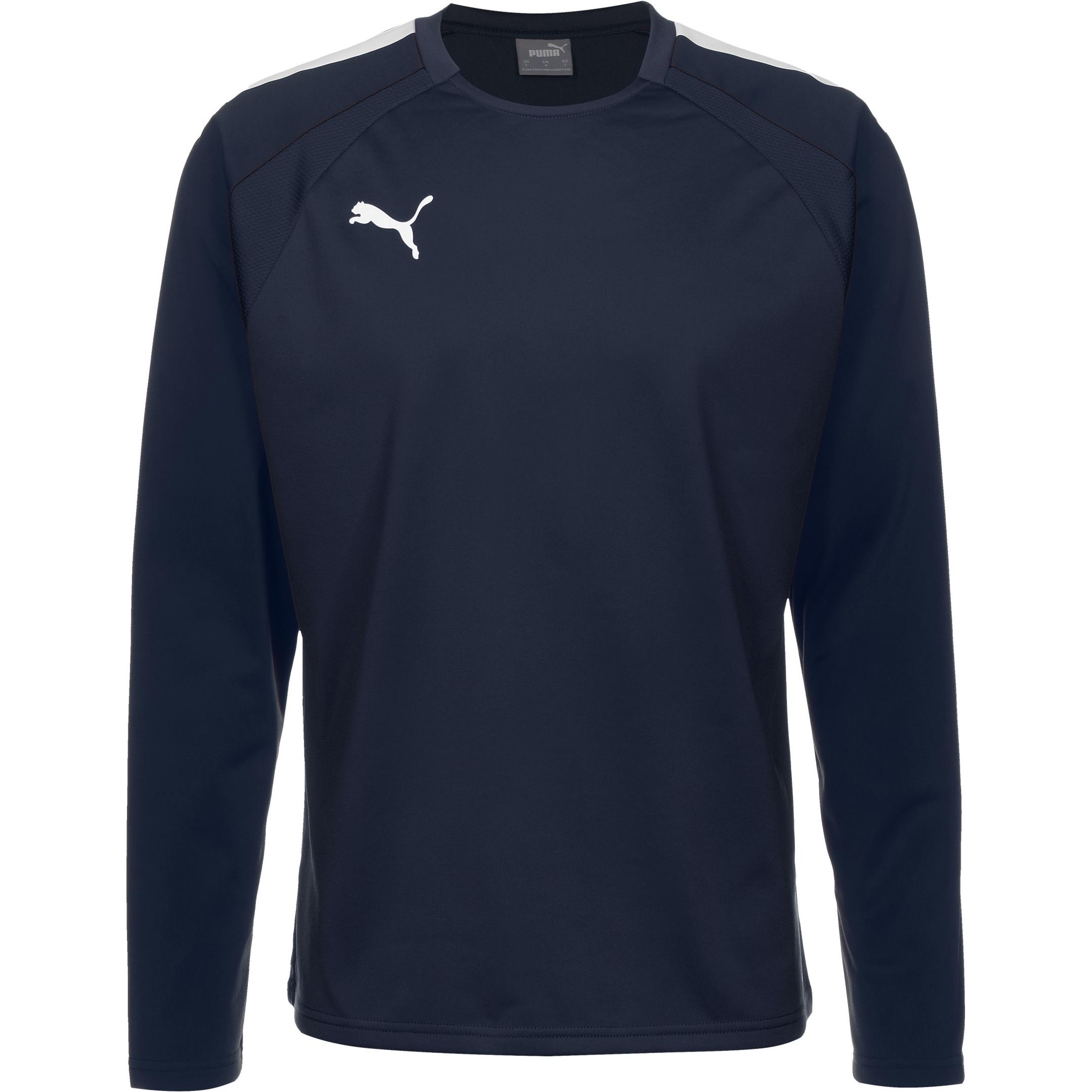 Puma, Herren, Pullover, TeamLIGA Trainingssweat Herren, Blau, (L)