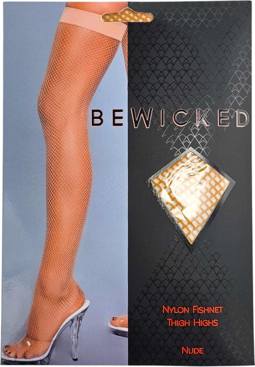 Produktbild Be Wicked Halterlose NylonNetzstrÃ¼mpfe Hautfarben (One Size)