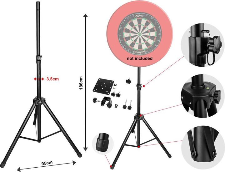 Produktbild XQ Max Hybrid Ständer für Dartscheibe
