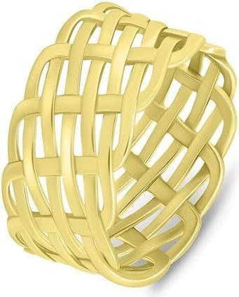 Immagine prodotto Brilio Argento - Anello placcato oro massiccio RI065Y - Circuito: 52 mm (52)
