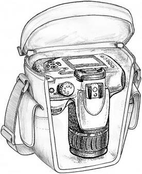 Image du produit Tamrac Aero Zoom 25, sacoche de secours (Kamera Bereitschaftstasche, Étui pour appareil photo)