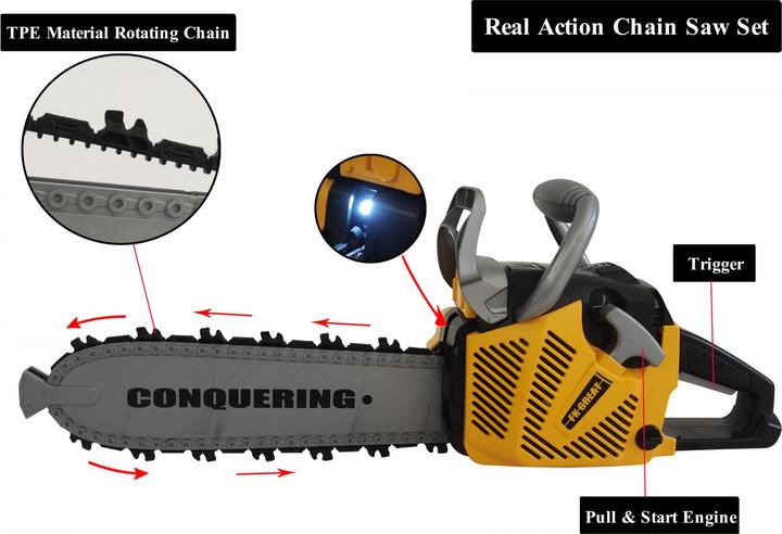 Actual product image PowerX POWER X - Chain Saw w/ Sound and Light (20356)