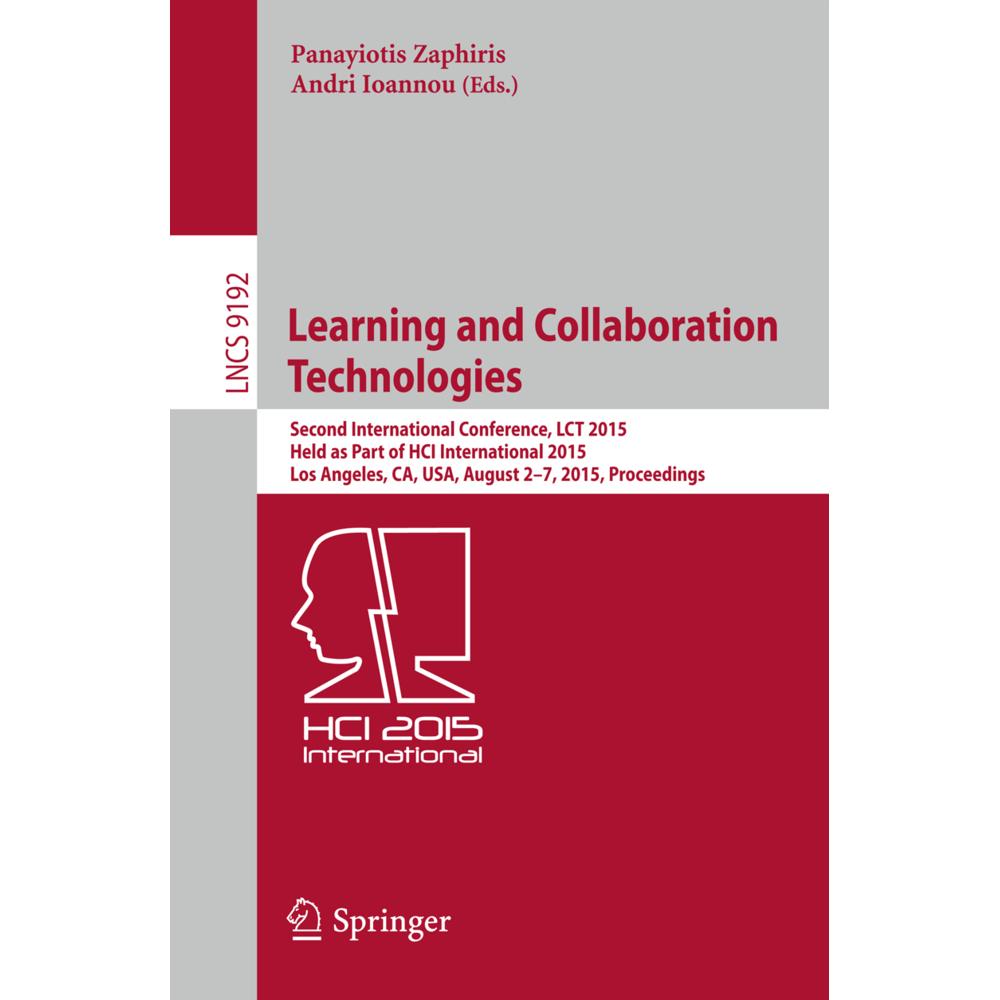 Learning and Collaboration Technologies, Fachbücher von Panayiotis Zaphiris, Andri Ioannou