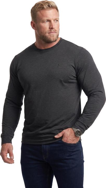 Produktbild Men+ Langarmshirt, Bauchfit, Spezialschnitt, Basic, Rundhals, bis 10 XL (10XL)