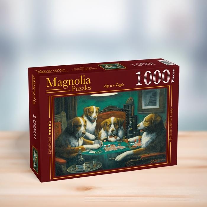Immagine prodotto Magnolia Puzzle 1000 pezzi Cani che giocano a poker (1000 pezzi)