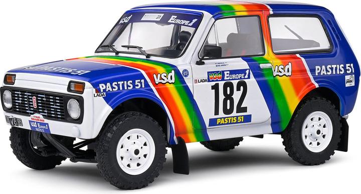 Image du produit Solido 1:18 Lada Niva Paris-Dakar #182 blanc