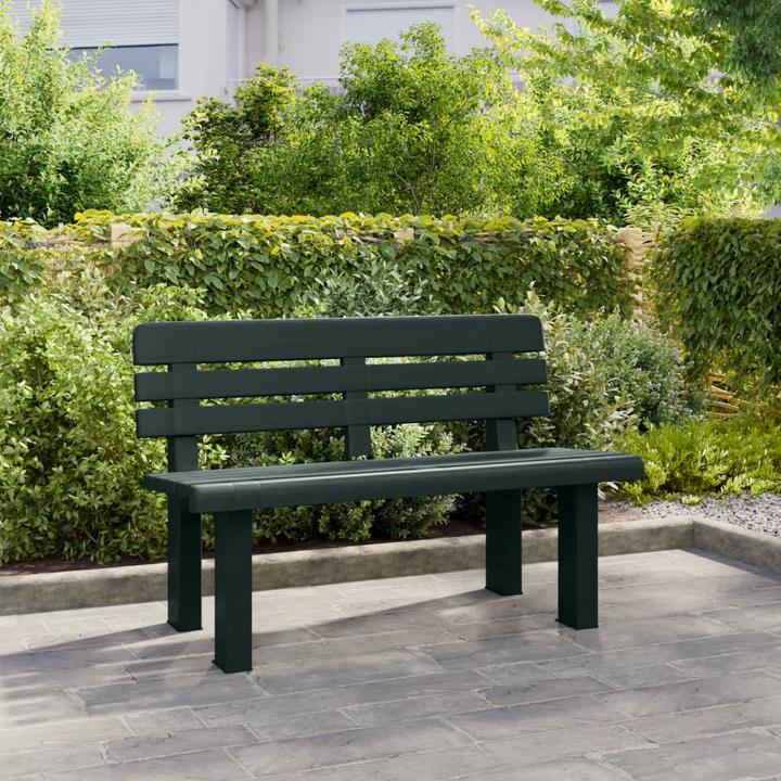 Actual product image vidaXL Polypropylene garden bench