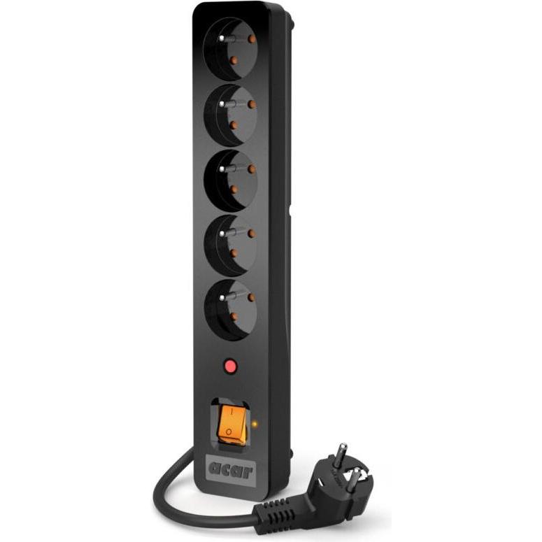 Acar X5 Black 5 AC outlet(s), USV Zubehör