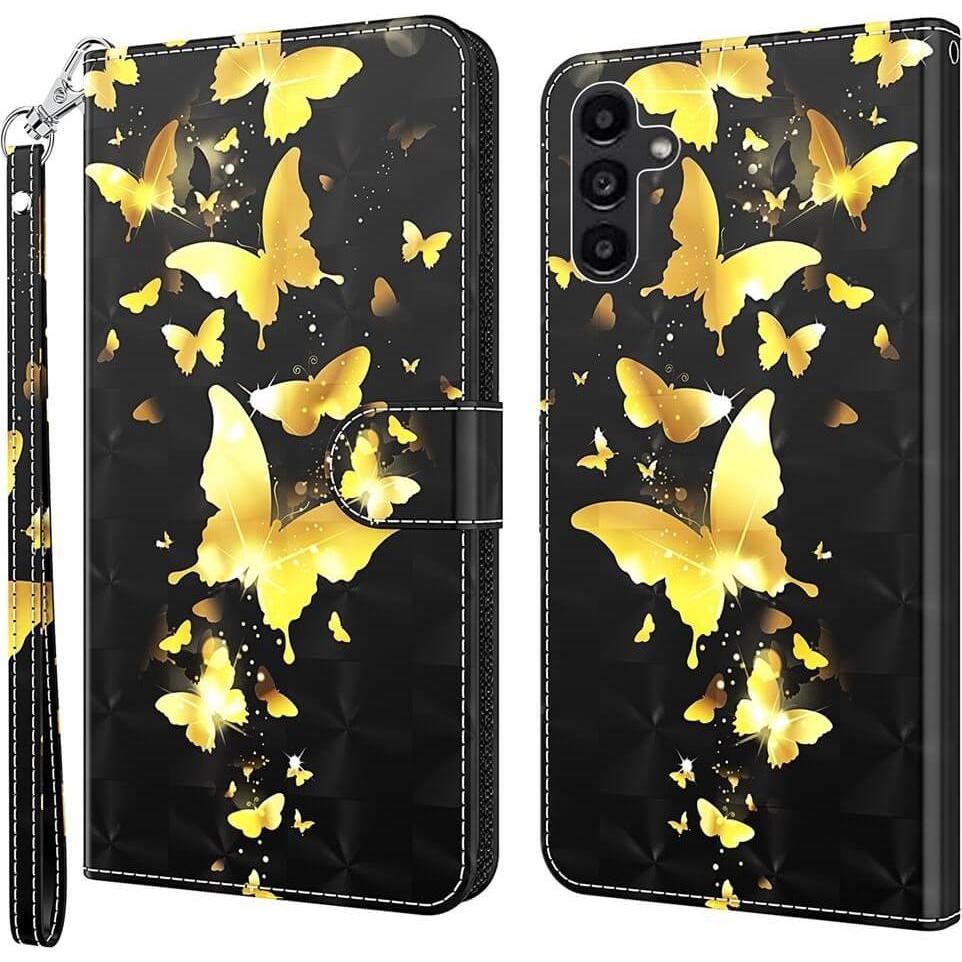 Cover-Discount Galaxy A35 - Etui Glitzer Effekt (Samsung Galaxy A35), Cover smartphone, Oro