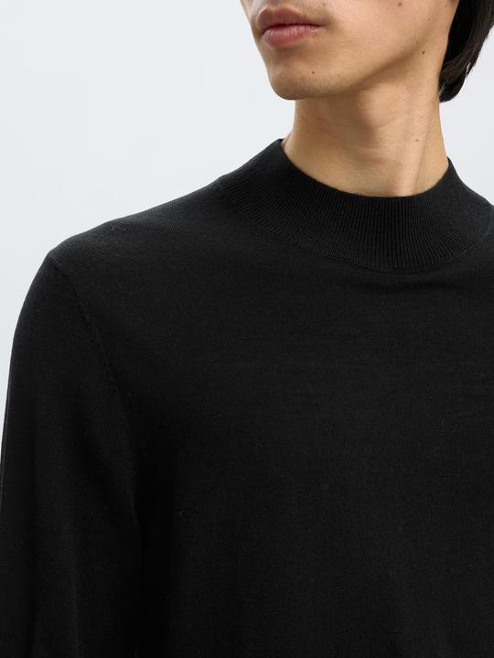 Actual product image Selected Homme Slhtray Ls Knit Merino Mock Neck Noos (L)