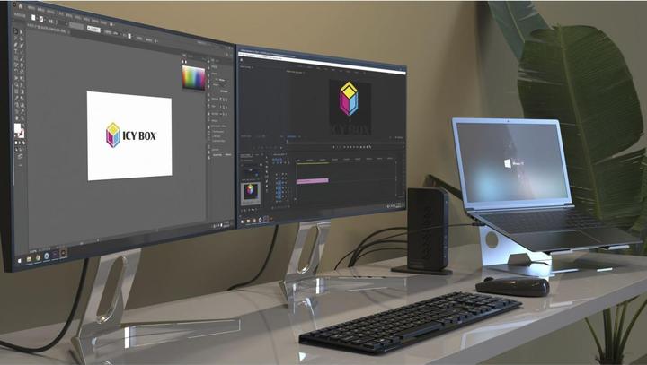 Produktbild Icy Box IB-DK2252AC (USB-C, 12 Ports)