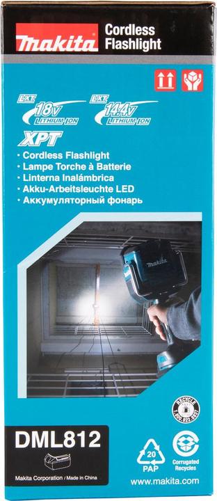 Image du produit Makita Projecteur portatif à accu (1250 lm)