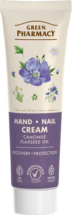 Schubiger GREEN PHARMACY Krem do rąk i paznokci Rumianek i Olej lniany 100 ml (100 ml)