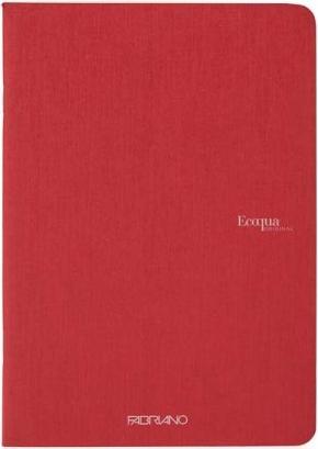 Image du produit Fabriano Cahier EcoQua agrafé ligné Cherry (A5, À rayures)