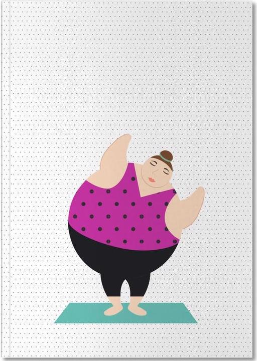 Produktbild Juniqe Yoginis Bright 5 - Yoga (A5, Liniert, Harter Einband)