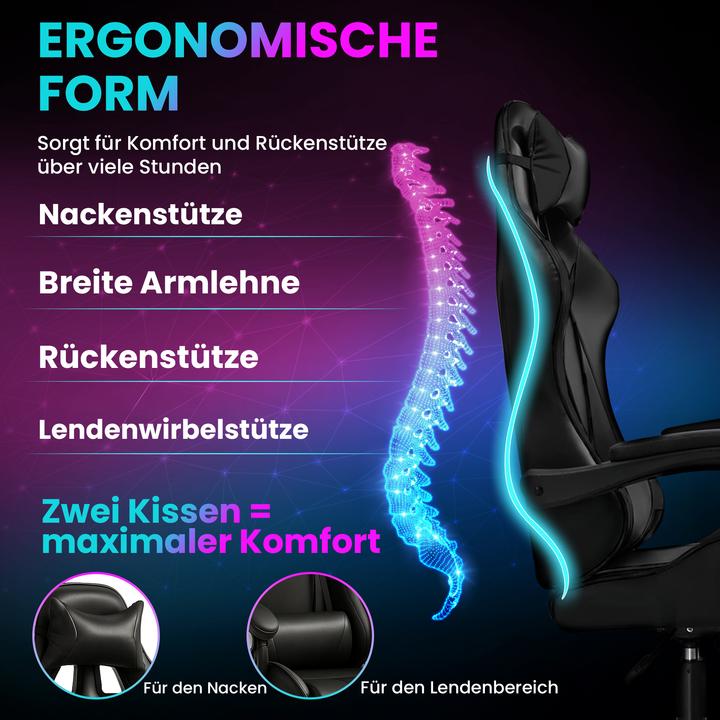 Produktbild Extralink Spiele | Gaming Stuhl | Büro drehbar Eimer schwarz G-524