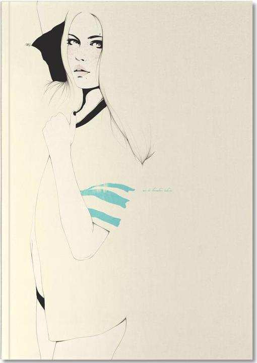 Actual product image Juniqe No Te Desnudes Todavía - People (A5, Dotted, Hardcover)
