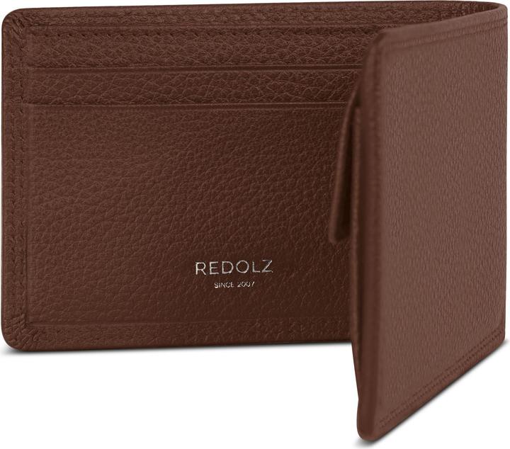 Produktbild Redolz Leather Essentials QF kleine Geldbörse RFID Leder 10,5 cm