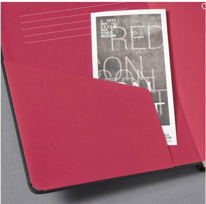 Immagine prodotto Sigel Wochenkalender 2026 C2609 1W/2S schwarz/rot 15.1x10.8cm (108 x 151 mm, Panoramica settimanale a doppia pagina)