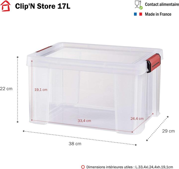 Actual product image Sundis Clip'n Store (29 cm, 17 l, 1x)