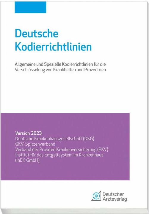 Immagine prodotto Deutsche Kodierrichtlinien 2023 (Tedesco, 2022)