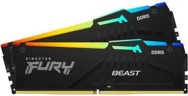 Produktbild Kingston FURY Beast RGB (2 x 16GB, 5200 MHz, DDR5-RAM, DIMM)