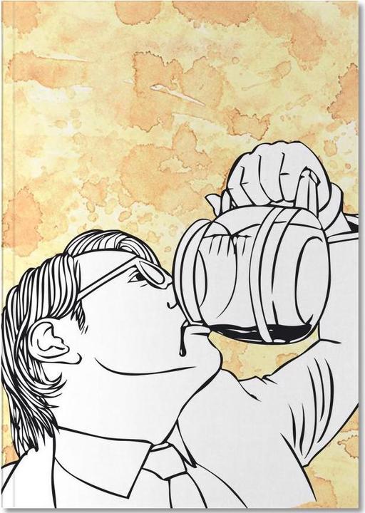 Image du produit Juniqe Coffee - Café (A5, À rayures, Couverture rigide)