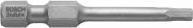 Actual product image Bosch Professional Zubehör Screwdriver bit extra-hard HEX 4, 49 mm, pack of 3 (Allen screw)