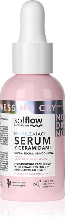 Actual product image SoFlow Moisturizing Face Serum With Ceramides (30 ml)