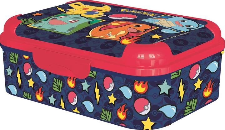 Stor - POKÉMON Asker Lunch Box - 17 x 13.5 x 6.2 cm