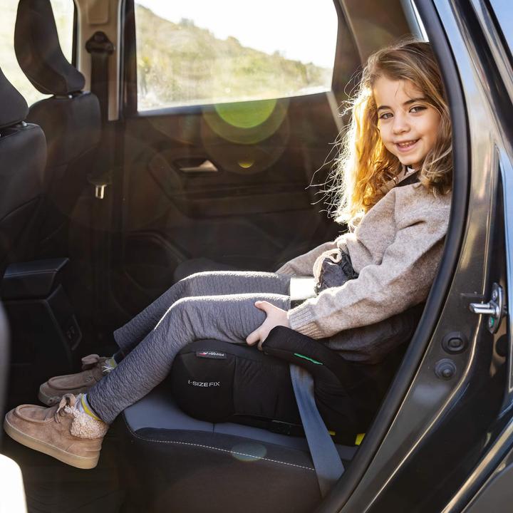 Actual product image Fairgo Pico i-Size Booster Seat 125-150 cm - Stone Grey (Booster seat, ECE R129/i-Size Standard)