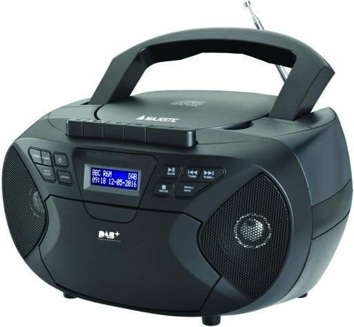 Majestic New AH-2430 DAB Analogue portable stereo system Black (DAB+, DAB, FM)