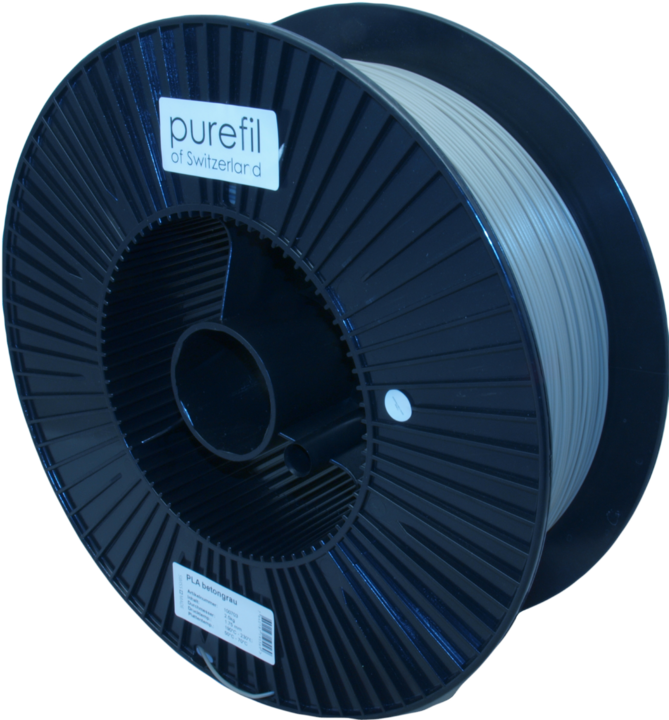 Actual product image Purefil Filament (PLA, 1.75 mm, 2500 g, Grey)