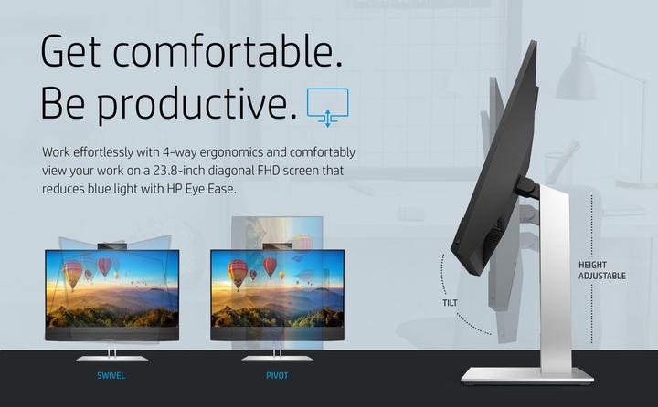 Produktbild HP E24m G4 (1920 x 1080 Pixel, 23.80")