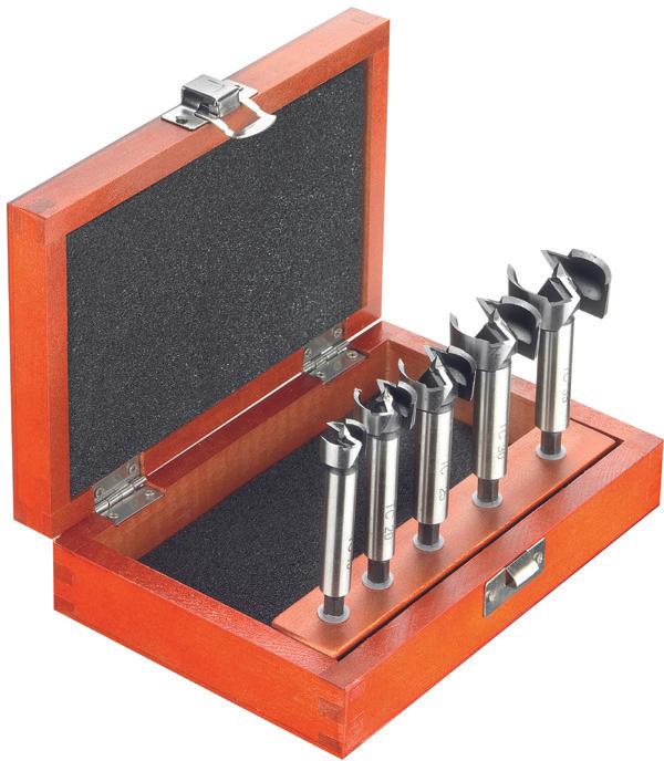 technocraft Kit de perçage de trous de noeuds (15 mm, 20 mm, 25 mm, 30 mm, 35 mm)