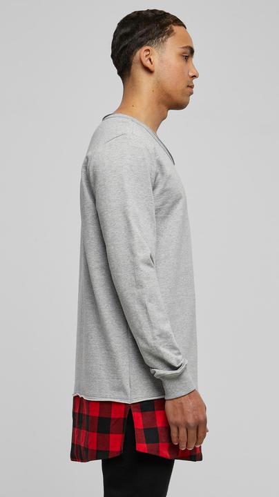 Produktbild Urban Classics Long Flanell Bottom Open Edge Crewneck (M)
