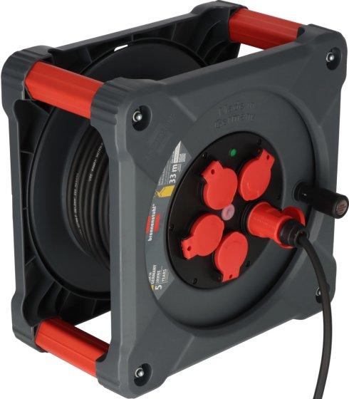 Productafbeelding Brennenstuhl Professionele kabelhaspel met kantelbeveiliging rondom KA 3100 5 IP44 (33 m, 1.50 mm²)