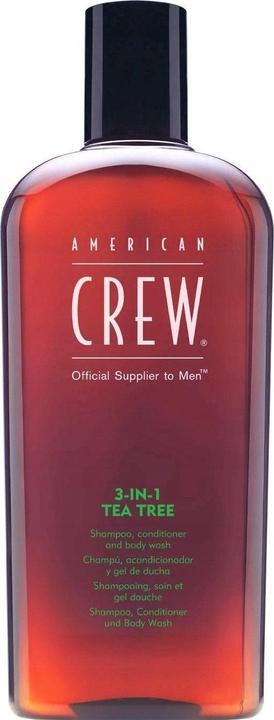 Produktbild American Crew 3In1 Tea Tree 8.45Oz/250 ml (250 ml, Flüssiges Shampoo)