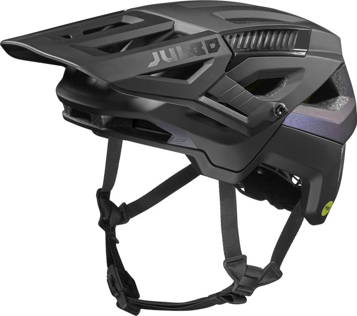 schwarz-blau schimmernd