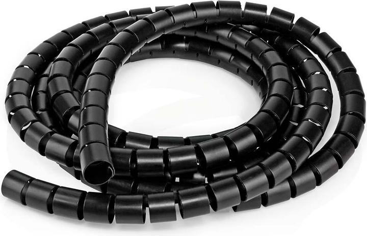Produktbild Nedis Kabelmanagement Hülse 2.00 m 1 Stück max. Kabeldicke: 16 mm PE Schwarz (Kabeldurchlass, 200 cm)