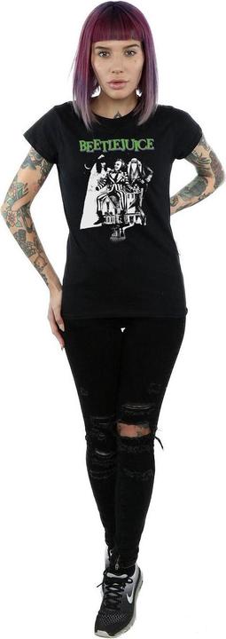 Produktbild Beetlejuice Mono Poster Baumwolle TShirt (M)