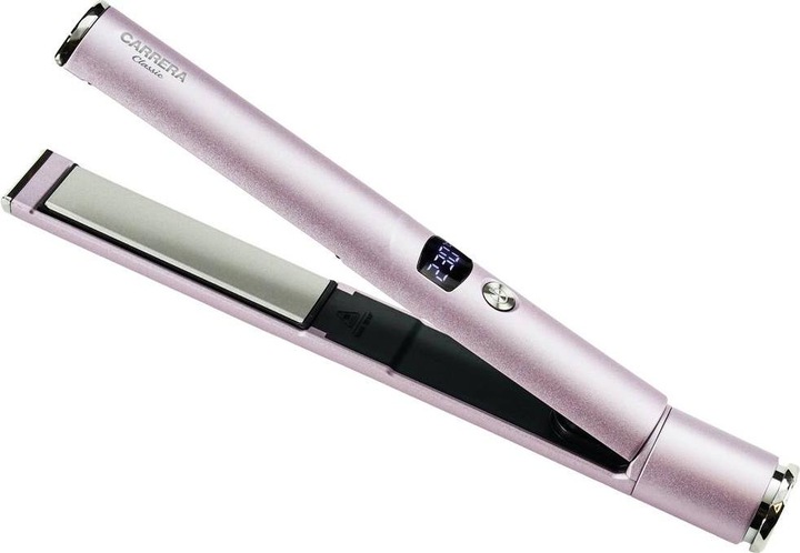 Immagine prodotto Carrera Set classico di piastra e arricciacapelli 3in1, rosa chiaro (Piastra per capelli)