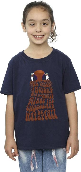 Produktbild Willy Wonka & the Chocolate Factory Chocolate Waterfall TShirt Mädchen (140, 146)