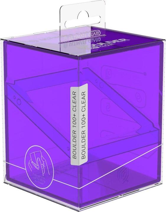 Actual product image Ultimate Guard Boulder 100+ Clear - Amethyst