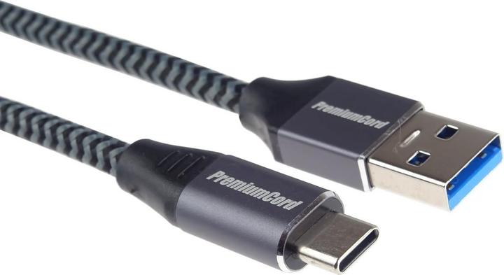 Actual product image PremiumCord cable USB-C - USB (USB 3.1 generation 1,, ) oplet (1 m, USB 3.1)