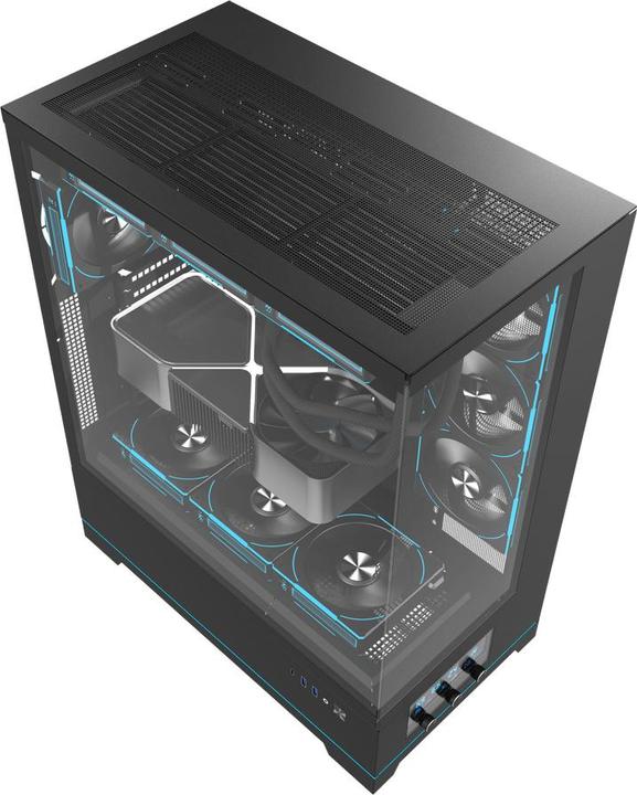 Produktbild Darkflash Tech Darkflash DY451L PRO computer case with fan (black) (ATX, ITX)