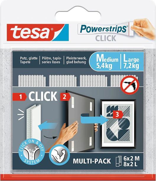 Produktbild tesa Powerstrips Klett-Klebepads