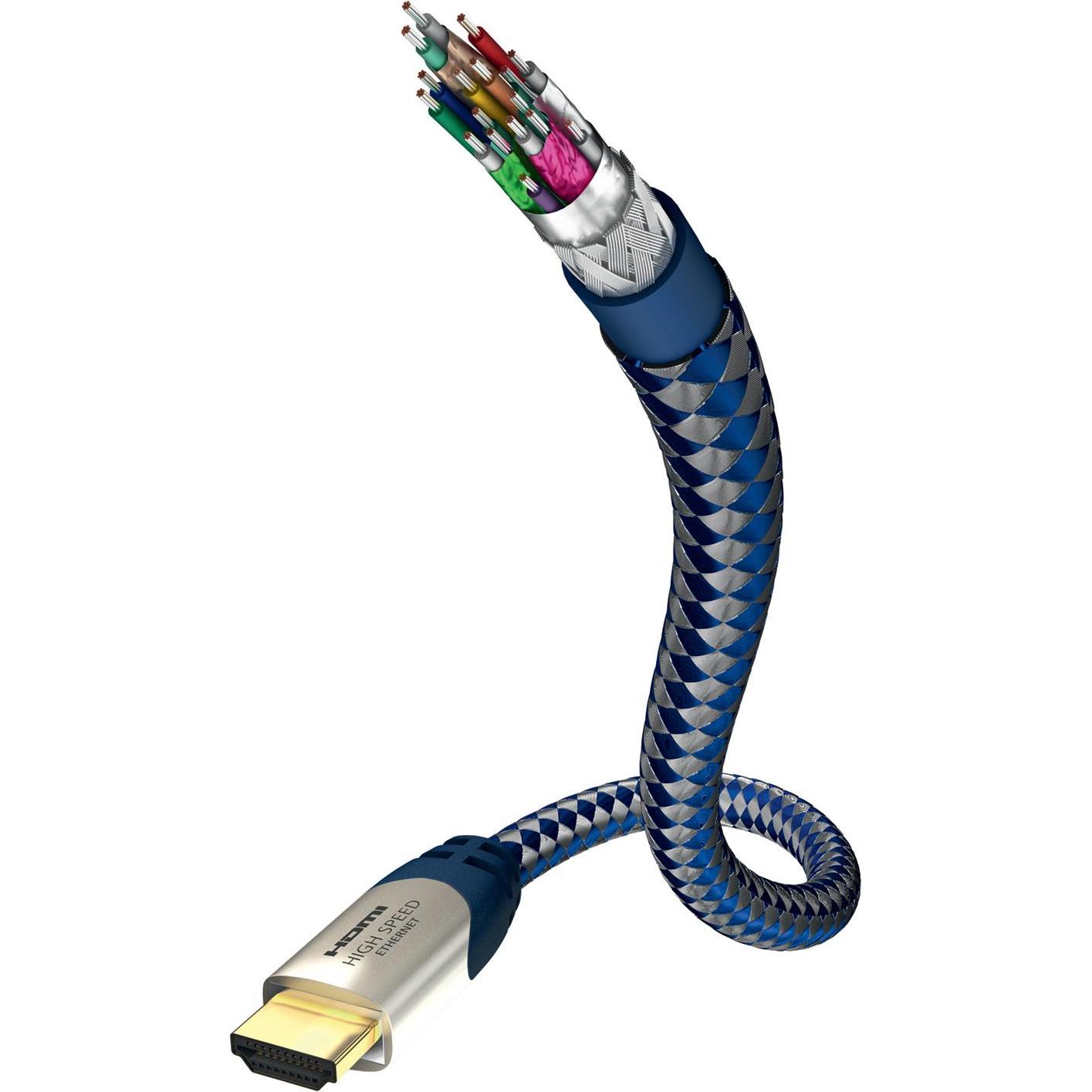 Inakustik HDMI (Typ A) — HDMI (Typ A) (3 m, HDMI), Video Kabel