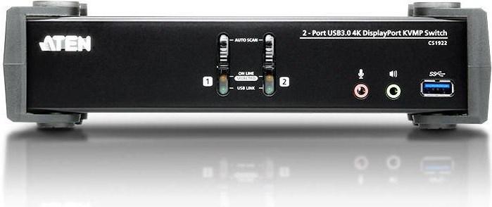 Produktbild Aten CS1922 2-Port USB 3.1 Gen 1 4K DisplayPort 1.2 KVM