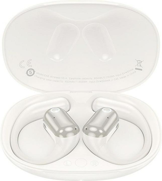 Actual product image Hoco EA6 Kabelloses Headset mit offenem Ohr Konnektivität/Musik Bluetooth Weiss (6 h, Wireless)